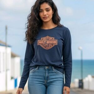 Harley Davidson Long Sleeve Shirt Woman's (LS1)
